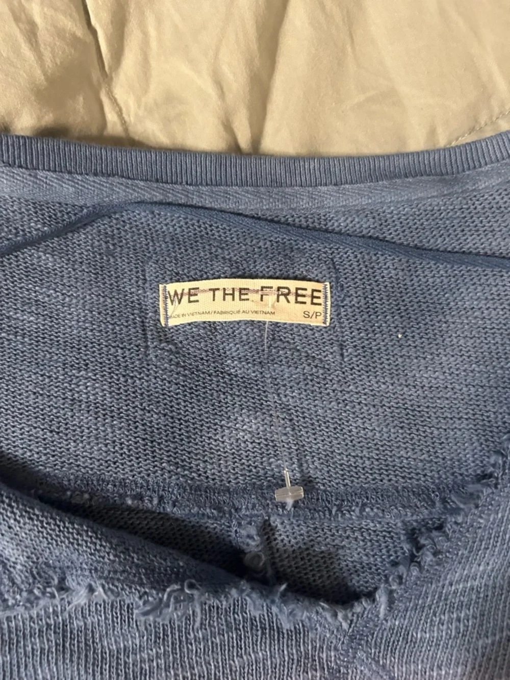 Free People We The Free After Midnight Washed Tee NWOT - Picture 6 of 8